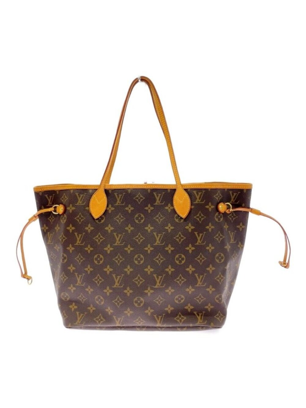 Louis Vuitton Monogram Neverfull MM Tote Bag Brown